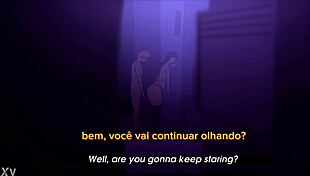 Chained Man In Bondage Scene