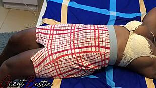 Regular romance breast massage with moaning passion