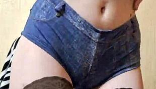 mistress elza kom in heels and lingerie for ass worship