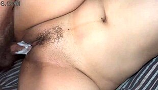 puffy vagina closeup with cute haircut gets bareback