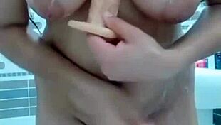 pakistani stepmom feels pleasure with dildo in bathroom