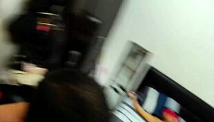 husband ties up stepsister for close up pussy play