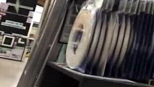 Piss And Wank At Diy Store!