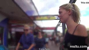 I teased that adorable czech girl in the supermarket and she rode my cock in pov, clothes ripping off