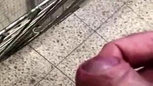 Piss And Wank At Diy Store!