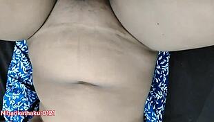 Stepsister sucks boobs and fucks in missionary until real orgasm.