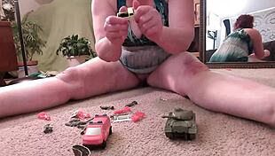 Giantess Dawn Saves Herself from Approaching Army in Fantasy