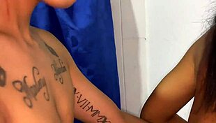 Colombian latina bent over for hard sex!