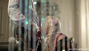 Beautiful German Blonde Maiden Secretly Sucks And Swallows Cum In Oral Fun