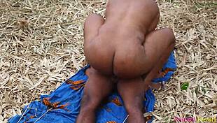 walking in village leads to outdoor doggystyle fuck