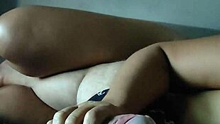 stepmother jerks stepson during cartoon watching 😏