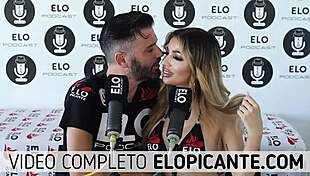 elo podcast sucks veve valencia's tits in a steamy session