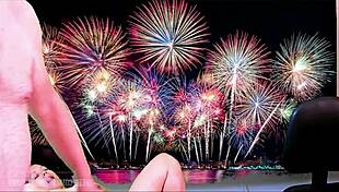 Hot Sex Fireworks with Creampie and Monster Cock