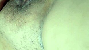 Chubby Brazilian cleans vibrator and orgasms