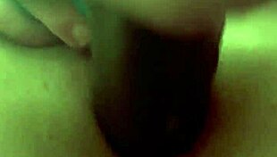 i fuck my wet pussy with a black cock, ripping clothes in solo masturbation