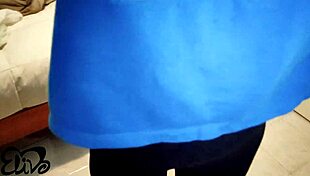 Girl With Heels Gets Cum On Tongue And Swallows