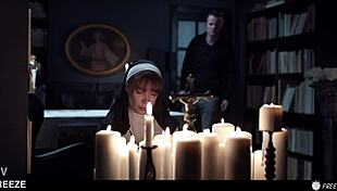 Russian nun Sata Jones gets fucked in freeze time