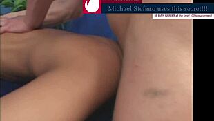 brunette massage turns sexy with young 18+ exotic touch