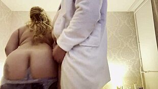 Blonde Screams During Ass Spanking