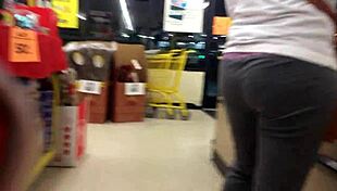 Two moms enjoy candid shopping in hidden location