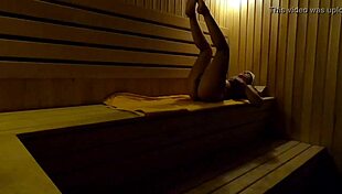 Hidden Camera Girl Masturbates In Sauna
