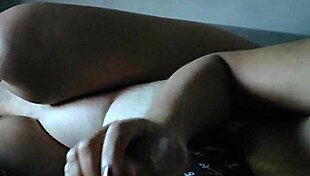 stepmother jerks stepson during cartoon watching 😏