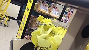 Two moms enjoy candid shopping in hidden location