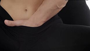 Yoga instructor Clea Gaultier bangs a huge cock hard.