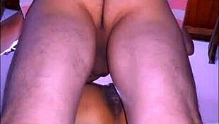 Young Latina Student Trembles From Man's Touch In Apartment