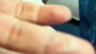 Vietnamese Teen Masturbates Wet Pussy with Handjob in the Air