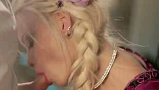 Beautiful German Blonde Maiden Secretly Sucks And Swallows Cum In Oral Fun