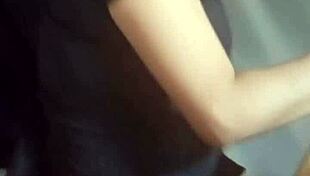 latina wife at holiday party cheats publicly with prostitute in outdoor fucking