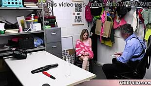 Cute Shoplifter Coco Offers Tiny Pussy!