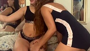 in this hd scene, pamela pantera and patricia kimberly play rental girlfriends passionately