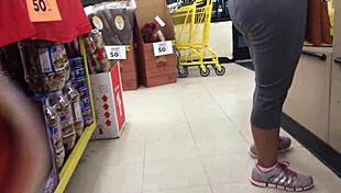 Two moms enjoy candid shopping in hidden location