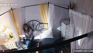 hot milf ella nova spreads for neighbor drilling