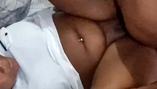 i'm teasing her hairy asshole with cum play