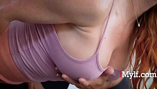 An Exercise You Wouldnt Want To Miss Milf In Gym - Sophia Locke!