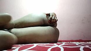 Neighbor aunty gets hard sex with condom from stepmom and stepson in amateur hardcore session.