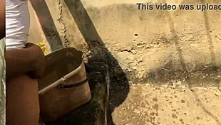 Hardcore Outdoor Sex With Big Tits Ebony Neighbor