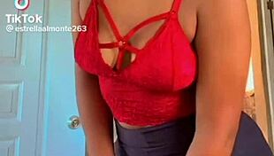Prostitute Shows Off Marked Panties Boldly