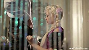 Beautiful German Blonde Maiden Secretly Sucks And Swallows Cum In Oral Fun