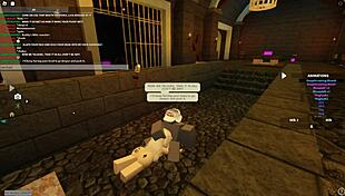 Blonde slut in anal doggystyle on Roblox