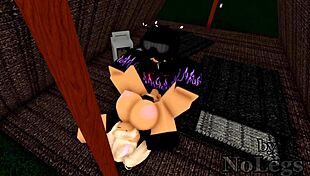 Hot sex in roblox tent camping with big cock