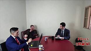 Milf Employee Tests Sofa