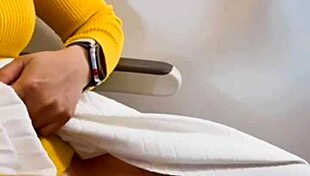 Vietnamese Teen Masturbates Wet Pussy with Handjob in the Air