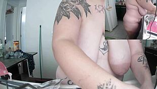 Latina Does Dishes Completely Naked