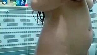 pakistani stepmom feels pleasure with dildo in bathroom