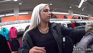 gorgeous czech sweetie gets seduced in the mall and banged in pov