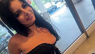 Goth Girlfriend Asteria Jade Rides Big Tits in Public Park Sex Fantasy